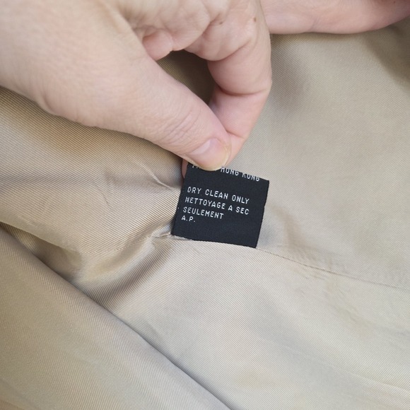 Vtg‎ Sasson Paris Womens 14 Blazer Jacket Textured Beige Old Money Chic Academia - Picture 7 of 9